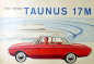 Preview: Ford Taunus 17M Modelprogram 1962 Carbrochure (10336)